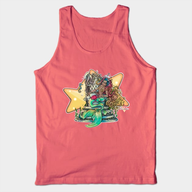 Mermaid Reva Prisma Tank Top by Mei.illustration